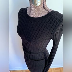 Wilfred knit dress black size XS